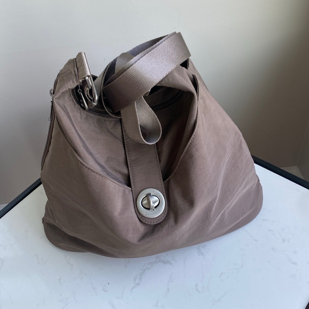 Baggallini Taupe Shoulder Bag